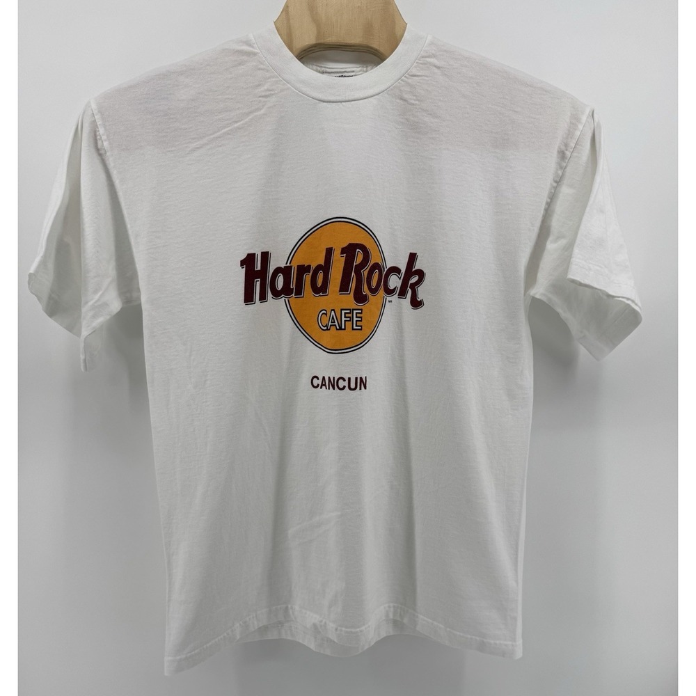 Vintage 90s Hard Rock Cafe Cancun Save the Planet T-Shirt Size XL